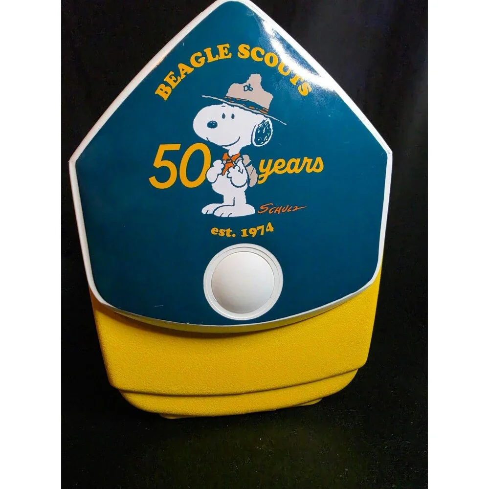Igloo Little Playmate Elite Peanuts Snoopy Eagle Scouts 50 Years Cooler 2024 LE